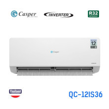 Điều hòa Casper 1 chiều Inverter 12000BTU QC-12IS36