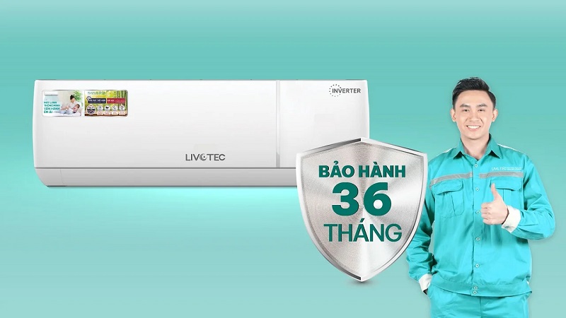 Điều hòa một chiều Livotec DH09 bảo hành 36 tháng an tâm sử dụng