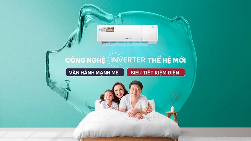 Điều hòa Livotec DH09 công nghệ Inverter thế hệ mới tiết kiệm điện